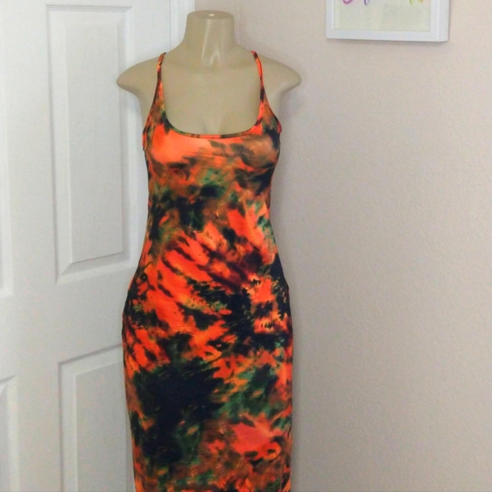 Large tye dye bodycon